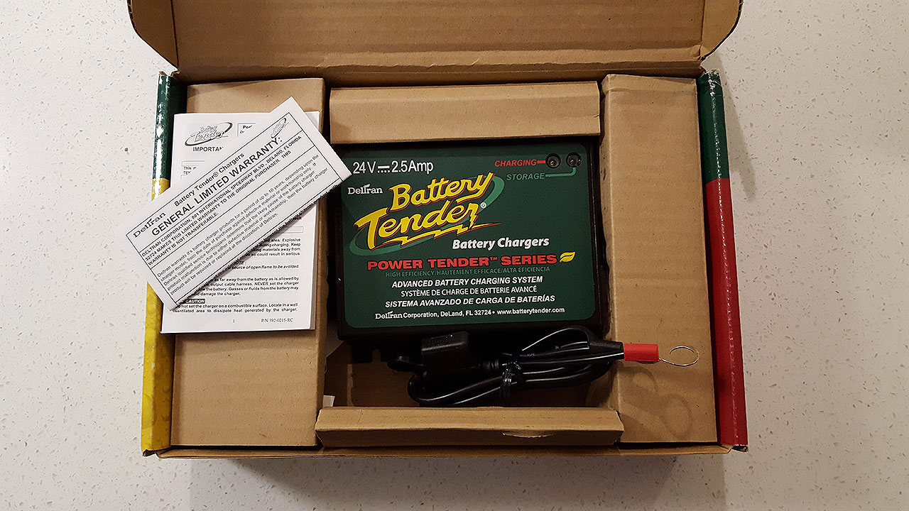 Battery Tender 02201581 Power Tender Series, 24 volt version