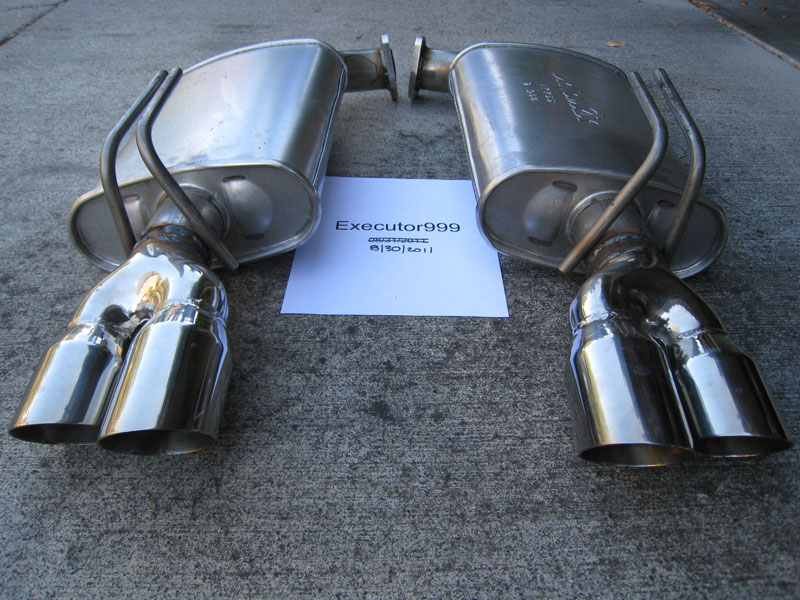 FS custom fabbed Dynomax Super Turbo Mufflers for G8 GT or GXP