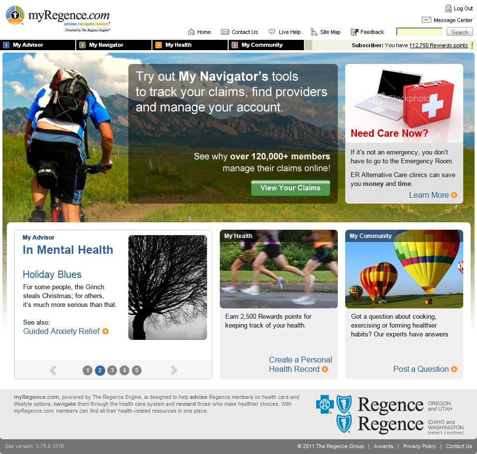 ER Alternatives promotion on MyNavigator landing page